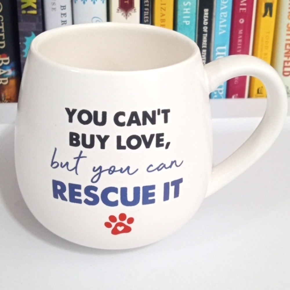 RESCUE ANIMALS COFFEE MUG SIZE 16oz. NWT